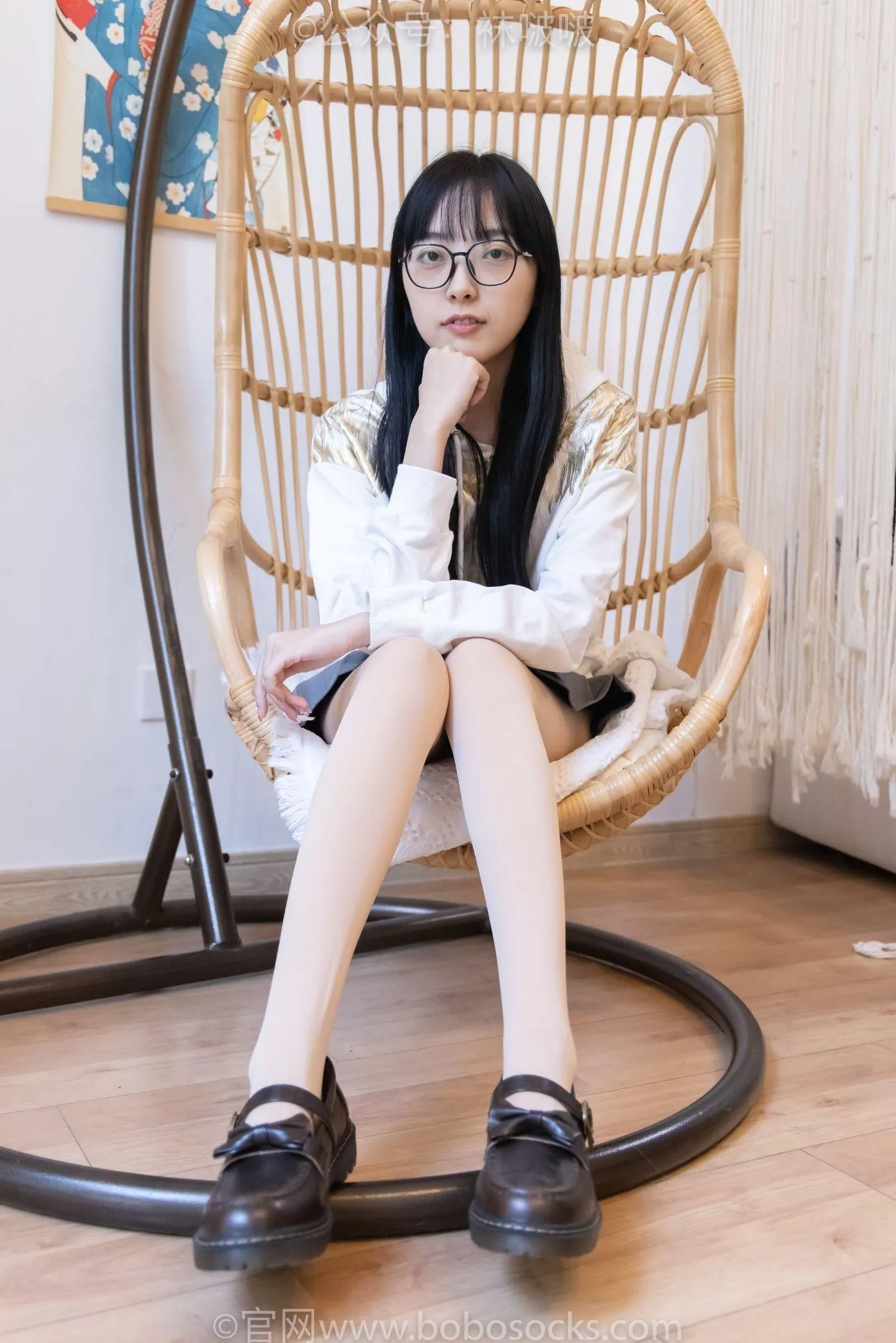 [BoBoSocks袜啵啵]NO.047 稚予-皮鞋、厚肉丝 [131P]插图5